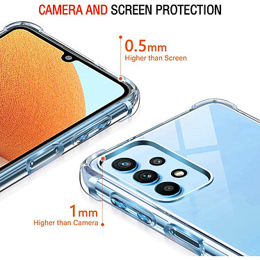 Avis Evetane Coque Samsung Galaxy A32 4G Anti-Chocs avec Bords Renforcés en silicone transparente Motif