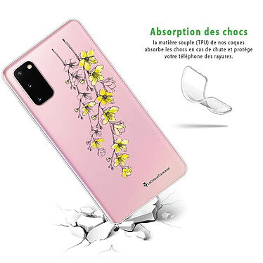 Avis LaCoqueFrançaise Coque Samsung Galaxy S20 360 intégrale transparente Motif Fleurs Cerisiers Tendance