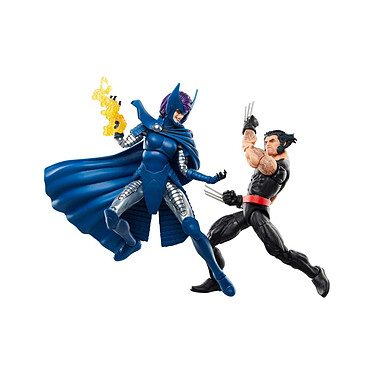 Wolverine 50th Anniversary Marvel Legends - Pack 2 figurines Wolverine & Psylocke 15 cm
