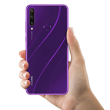Acheter Clappio Cache Batterie pour Huawei Y6p Adhésif Intégré Violet