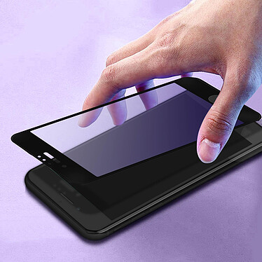 Avizar Protège écran pour iPhone SE 2020 et SE 2022 Anti-lumière Bleue Noir pas cher