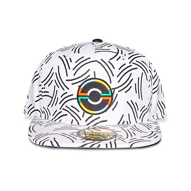 Pokémon - Casquette Snapback Pokeball blanc