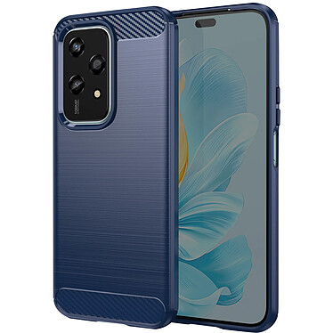 Avizar Coque pour Honor 200 Lite Protection Souple Effet Carbone et Brossé Bleu Nuit pas cher