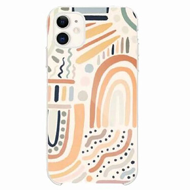 BigBen Connected Coque pour iPhone XR/11 Hybride Semi-rigide Antichoc Multicolore