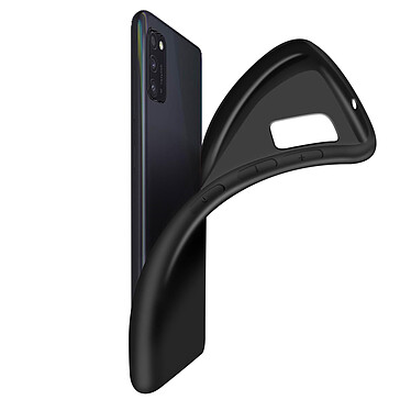 Avizar Coque Samsung Galaxy A41 Protection Silicone Flexible Résistant Ultra-fine Noir pas cher