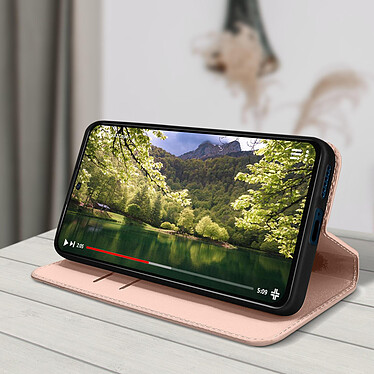 Acheter Avizar Housse Xiaomi Poco X4 Pro 5G Portefeuille Fonction Support Vidéo rose