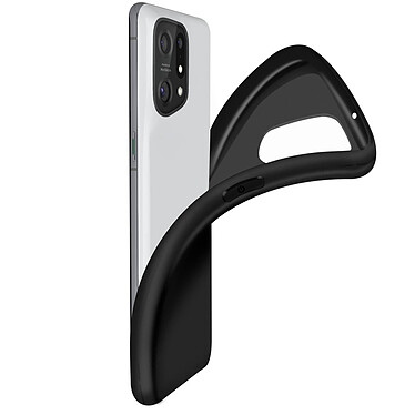 Acheter Avizar Coque pour Oppo Find X5 Résistante Silicone Gel Flexible Fine Légère  Noir