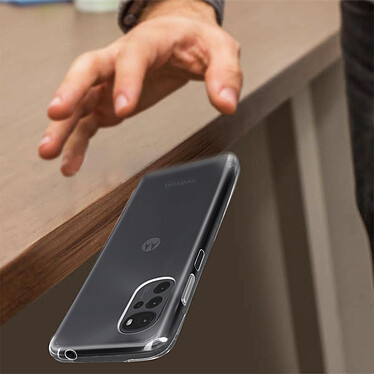 Avizar Coque pour Motorola Moto G22 Silicone Souple Ultra-Fin 0.3mm  Transparent pas cher