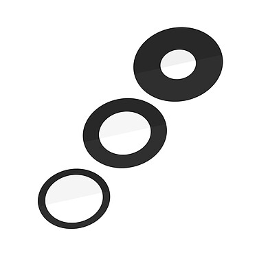 Acheter Clappio Lentille Caméra Arrière pour iPhone 15 Pro, 100% Compatible Noir