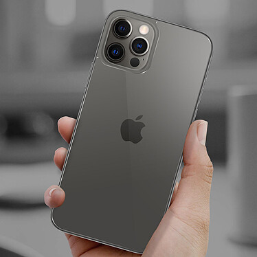 Avizar Film Arrière Apple iPhone 12 Pro Max Verre Trempé Antichoc Antitrace Transparent pas cher