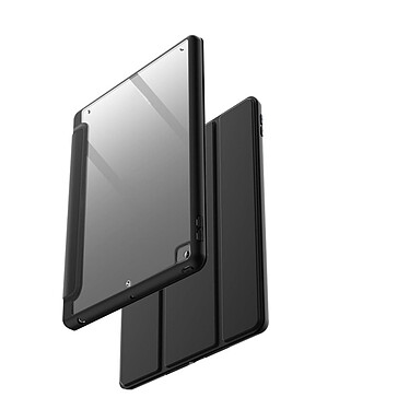 Acheter Evetane Etui iPad Classic 102 pouces Transparent avec Smart Cover et contour Noir