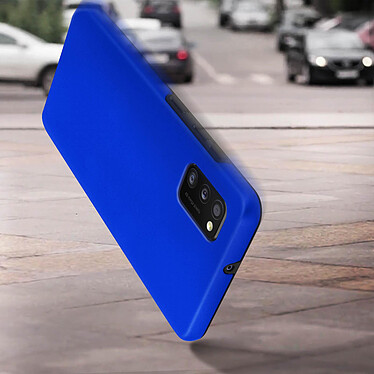 Avizar Coque Samsung Galaxy A41 Protection Arrière Rigide + Avant Souple Bleu pas cher