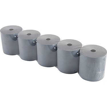 EXACOMPTA Pack de 10 bobines thermiques Safecontact, 80 mm x 76 m, gris pas cher