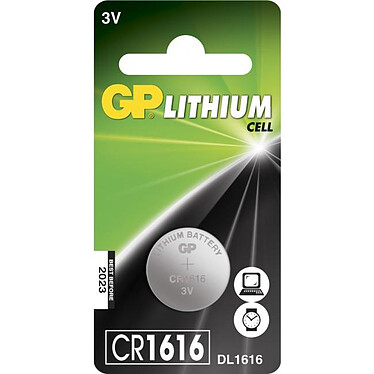 GP Batteries - Pack de 1pile bouton Lithium - CR1616