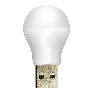 Avizar Ampoule LED USB 1W 6500K,  avec Format Compact et Universel