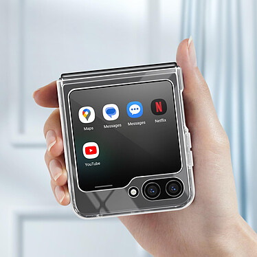 Avizar Coque MagSafe pour Samsung Galaxy Z Flip 5 Rigide  Transparent pas cher