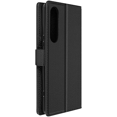 Avizar Étui pour Sony Xperia 1 V Clapet Portefeuille Support Vidéo Noir