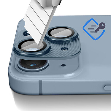 Avis Avizar Film Caméra pour iPhone 14 et 14 Plus Verre Trempé + Alliage d'Aluminium  Bleu Sierra