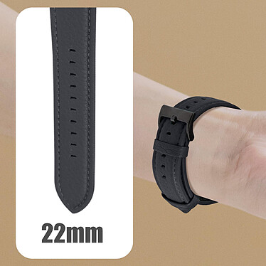 Avizar Bracelet pour Apple Watch 41mm / 40mm et 38 mm Finition Texturé  Noir pas cher