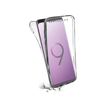 LaCoqueFrançaise Coque Galaxy S9 Samsung 360 degrés intégrale protection avant arrière silicone transparente Motif pas cher