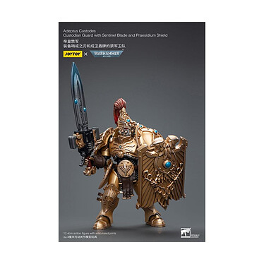 Acheter Warhammer 40k - Figurine 1/18 Adeptus Custodes Custodian Guard with Sentinel Blade and Praesidi