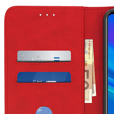 Avizar Housse Huawei P Smart Z/Y9 Prime 2019/Honor 9X Étui Porte-carte Support Rouge pas cher