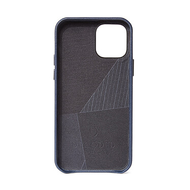 Avis Decoded Coque en cuir pour iPhone 12 Mini Bleu