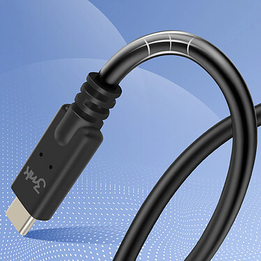 3mk Cable USB C vers USB C 100W Charge Rapide 1m Noir pas cher