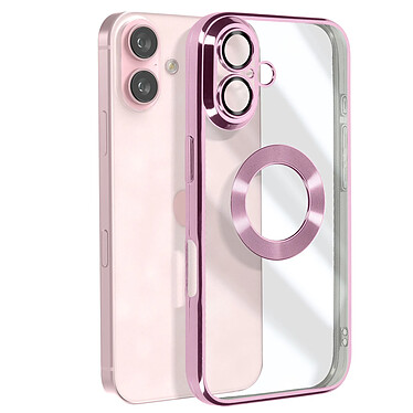 Avizar Coque Série Glam pour iPhone 16 Antichoc Rose