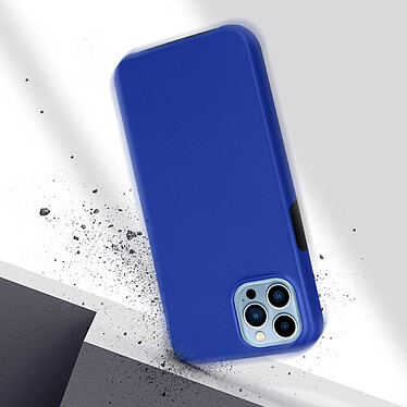 Avis Avizar Coque iPhone 13 Pro Arrière Rigide bleu et Avant Souple Transparent