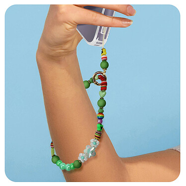 Acheter Avizar Bracelet pour Téléphone Perles Heishi 30cm Anneau et Dragonne  vert