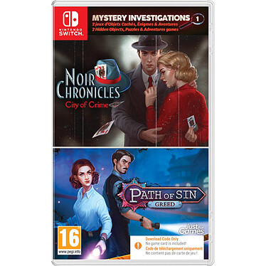 Mystery Investigations Nintendo SWITCH (Code de téléchargement)