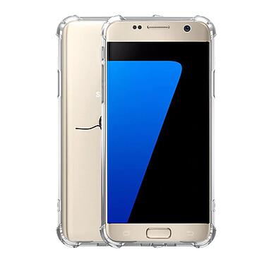 Avis LaCoqueFrançaise Coque Samsung Galaxy S7 anti-choc souple angles renforcés transparente Motif Coeur Noir Amour