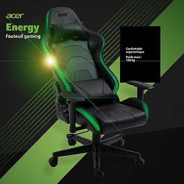 Acer Gaming - Fauteuil gaming Energy pas cher