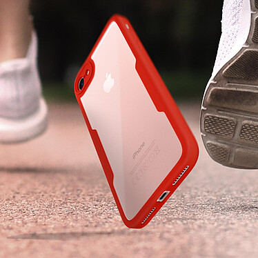 Acheter Avizar Coque iPhone SE 2022 / 2020 et 8 / 7 Dos Plexiglas Avant Polymère Renforcé Rouge