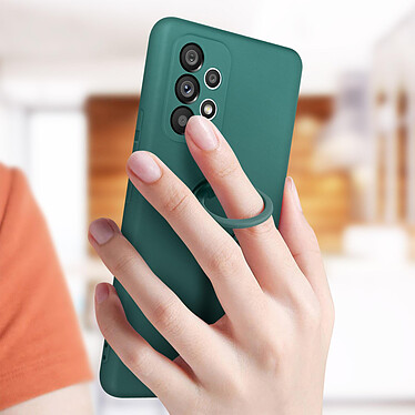Acheter Avizar Coque Silicone Samsung A53 5G Soft touch avec Bague Support  vert