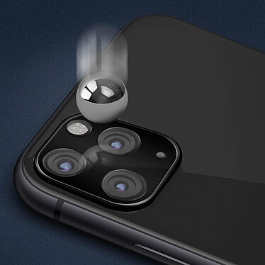 Acheter Avizar Protège Caméra iPhone 11 Pro / Pro Max Verre Trempé 9H Anti-trace Noir