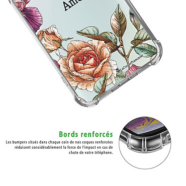 Acheter LaCoqueFrançaise Coque Xiaomi Redmi Note 8 Pro anti-choc souple angles renforcés transparente Motif Amour en fleurs