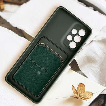 Acheter Forcell Coque pour Samsung Galaxy A33 5G Silicone Souple Porte-carte Fine Légère  Vert