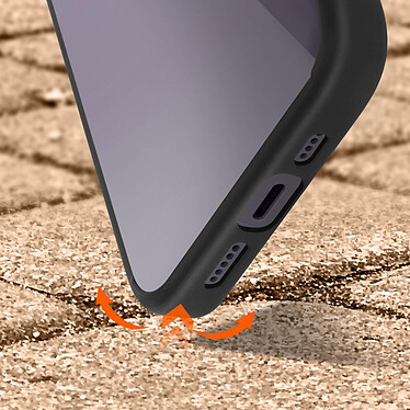 Avis Coque pour Spigen iPhone 14 Pro Max Contour Noir mat Antichoc Série Ultra Hybrid
