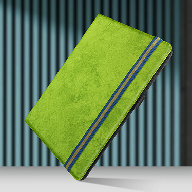 Avizar Étui pour Tablette 10 pouces Universel Simili cuir Design marbre Support vidéo  vert pas cher