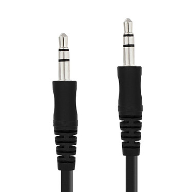 LinQ Câble Audio Auxiliaire Jack 3.5mm Mâle vers Mâle 3m Robuste Flexible  Noir