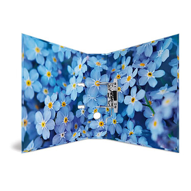 Avis HERMA Classeur à Levier A4 Dos de 70mm motifs fleurs Blue Flowers