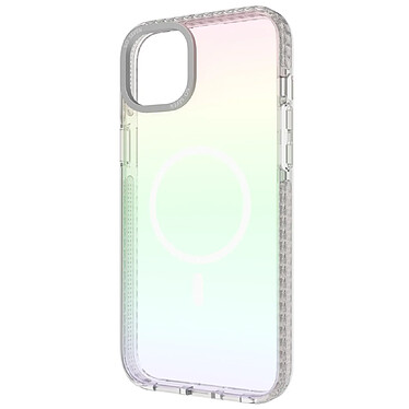 So Seven Coque pour iPhone 15 Plus MagSafe Iridescent Arc-en-ciel Multicolore