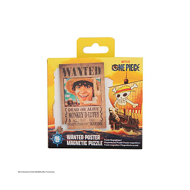 Avis One Piece - Puzzle Magnetic Wanted Luffy