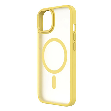 Acheter QDOS Coque pour iPhone 14 Hybrid Soft avec Snap Compatible MagSafe Jaune