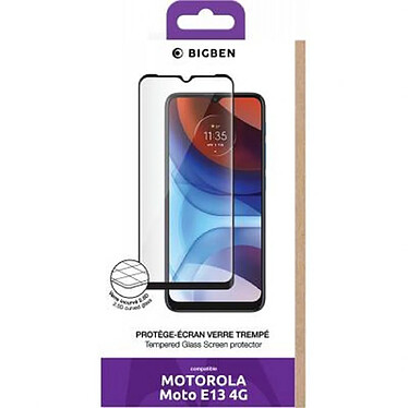 BigBen Connected Protège écran pour Motorola E13 en Verre trempé 2.5D Anti-rayures Transparent pas cher