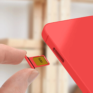 Avis Clappio Tiroir Carte SIM de Remplacement pour Apple iPhone 13 Mini  rouge