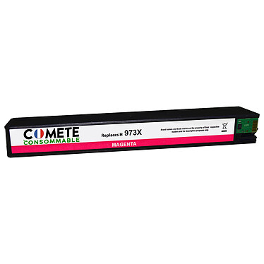 COMETE - 973X - 1 Cartouche compatible HP 973X - Magenta - Marque française