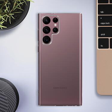 Acheter Avizar Coque Samsung Galaxy S22 Ultra Flexible Fine et Légère - Transparent